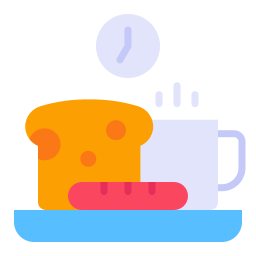 ontbijt icoon