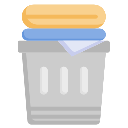 Trash can icon