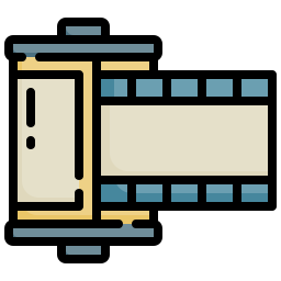 rouleau de film Icône