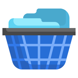 Laundry basket icon