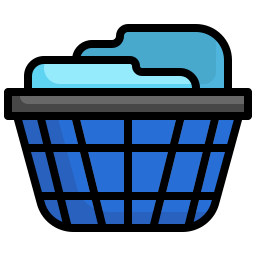 Laundry basket icon