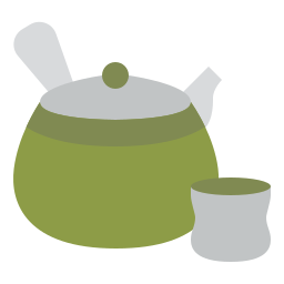 chá verde Ícone