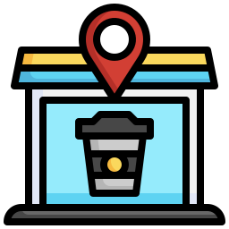 Coffee shop icon