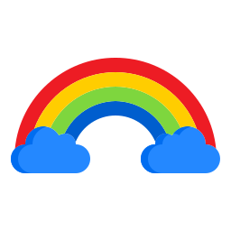 regenboog icoon