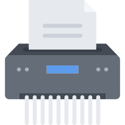 Paper shredder icon