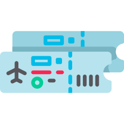 Plane ticket icon