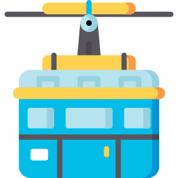 Cable car cabin icon