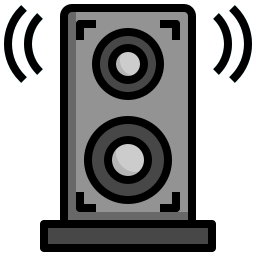 système audio Icône