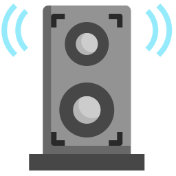sistema de áudio Ícone