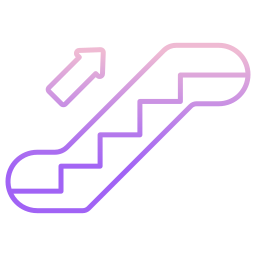 rolltreppe hoch icon