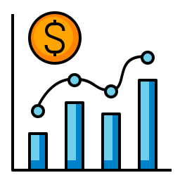 Statistics report icon