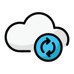 synchronisation cloud Icône