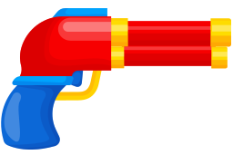 Toy gun icon