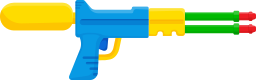 pistola giocattolo icona