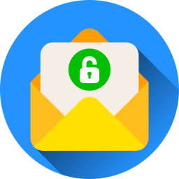 vertrouwelijke e-mail icoon