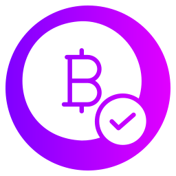 Bitcoin accepted icon