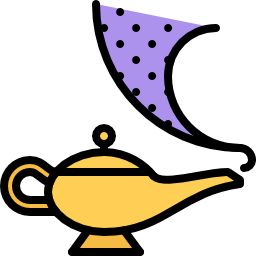 Magic lamp icon