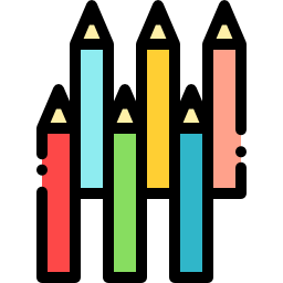 Цвет карандаша иконка