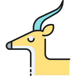 gazela ikona