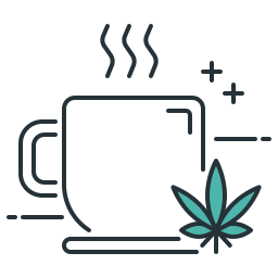 pianta di cannabis icona