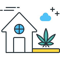 organiczna marihuana ikona