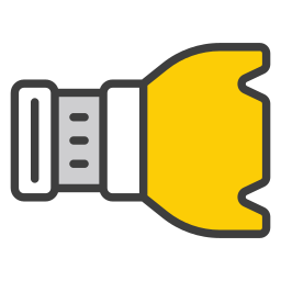 Camera lens icon