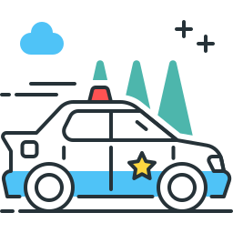 Police cruiser icon