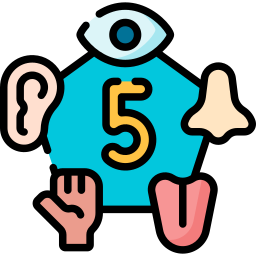 Five senses icon