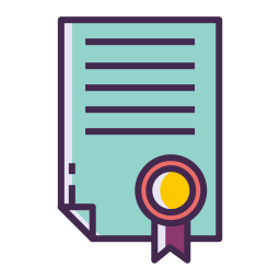 certificado icono