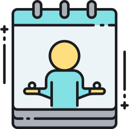 Yoga schedule icon