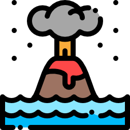 erupción icono