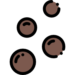 Шоколадные шары иконка