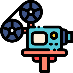 Cinema projector icon