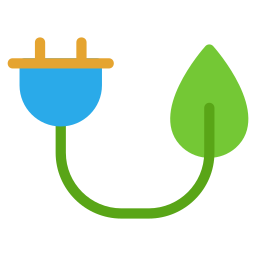 Eco energy icon