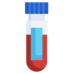 Blood analysis icon