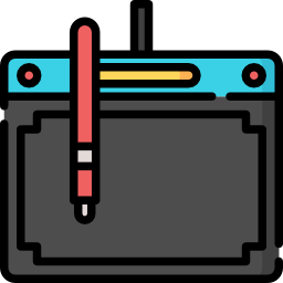 Drawing tablet icon