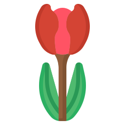 tulipán icono