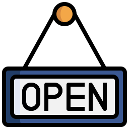 signo abierto icono