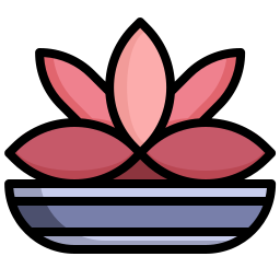 flor de lotus Ícone