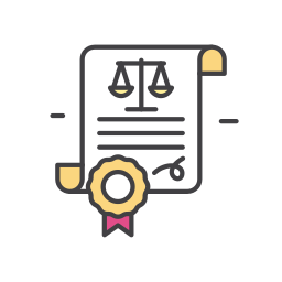 Legal document icon