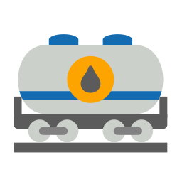 trem de petróleo Ícone