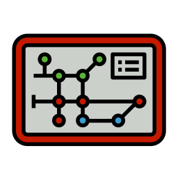 鉄道路線図 icon