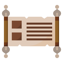 pergaminho antigo Ícone