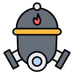 Fireman helmet icon