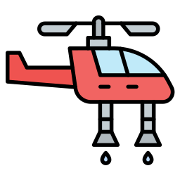 helicóptero icono