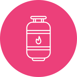 Gas cylinder icon