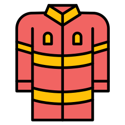 uniforme da vigile del fuoco icona