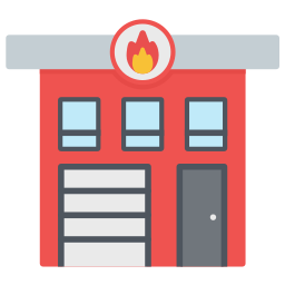 Пожарная станция иконка