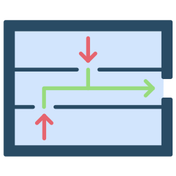 Evacuation plan icon