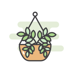 Hanging pot icon